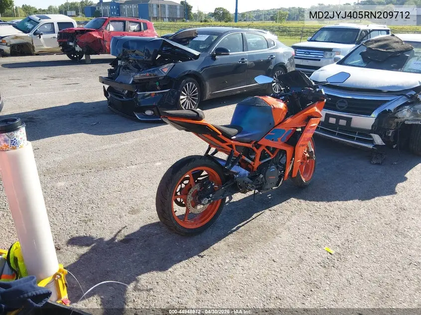 2024 Ktm 390 Rc VIN: MD2JYJ405RN209712 Lot: 44948972