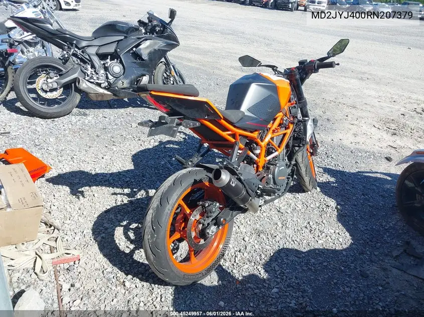 2024 Ktm 390 Rc VIN: MD2JYJ400RN207379 Lot: 45249957