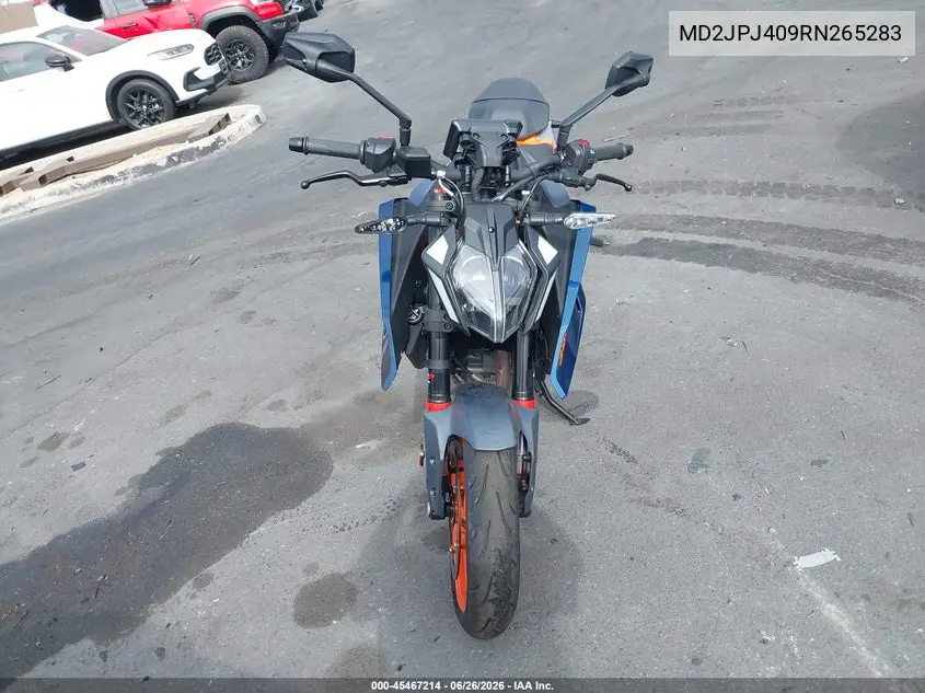 2024 Ktm 390 Duke VIN: MD2JPJ409RN265283 Lot: 45467214