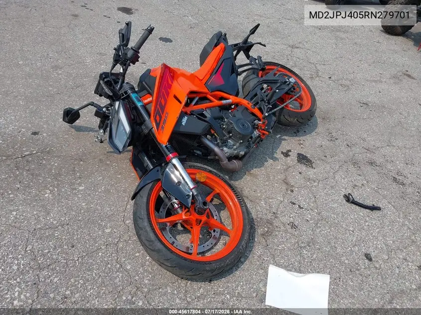2024 Ktm 390 Duke VIN: MD2JPJ405RN279701 Lot: 45617804