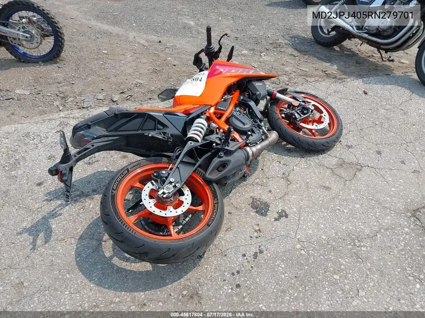 2024 Ktm 390 Duke VIN: MD2JPJ405RN279701 Lot: 45617804