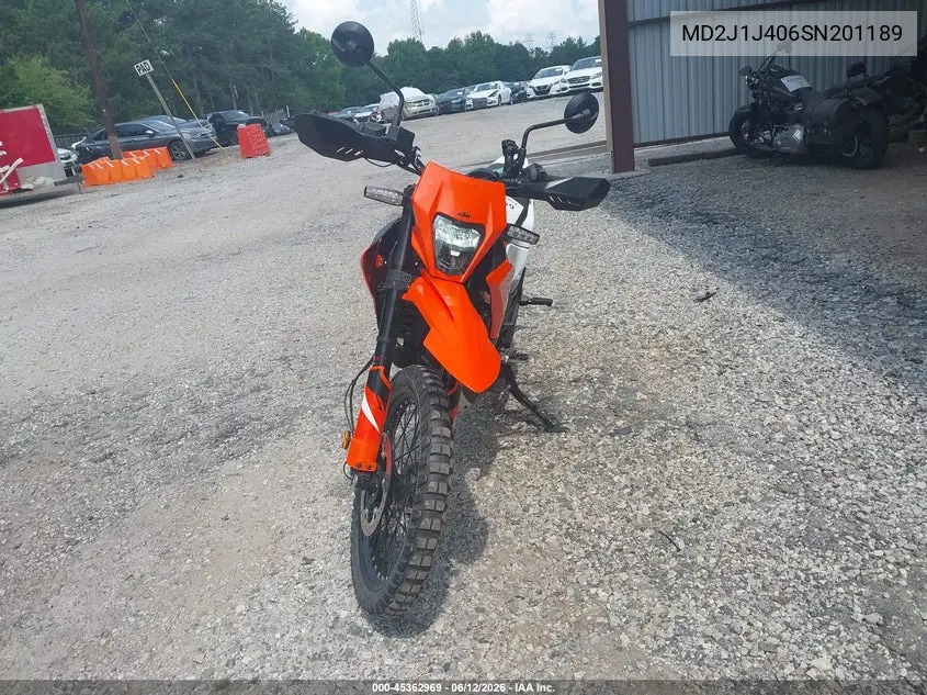 2025 Ktm 390 Enduro R VIN: MD2J1J406SN201189 Lot: 45362969