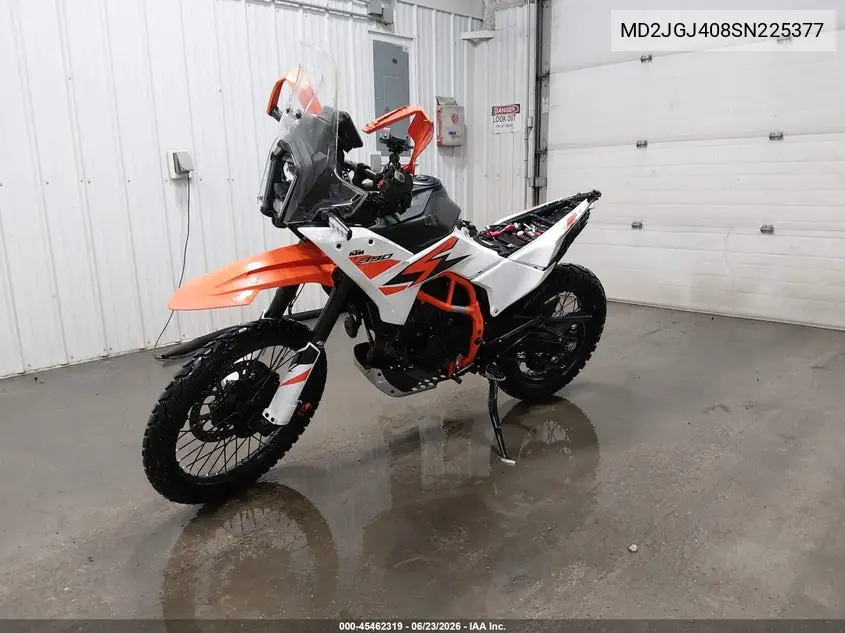 2025 Ktm 390 Adventure VIN: MD2JGJ408SN225377 Lot: 45462319