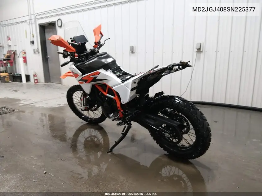 2025 Ktm 390 Adventure VIN: MD2JGJ408SN225377 Lot: 45462319