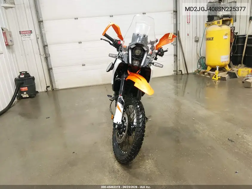2025 Ktm 390 Adventure VIN: MD2JGJ408SN225377 Lot: 45462319