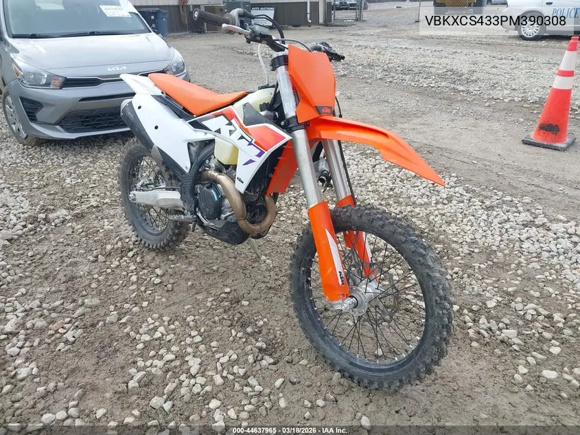 2023 Ktm 450 Xc-F VIN: VBKXCS433PM390308 Lot: 44637965