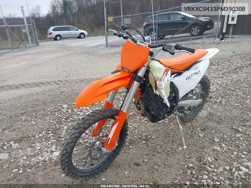 2023 Ktm 450 Xc-F VIN: VBKXCS433PM390308 Lot: 44637965