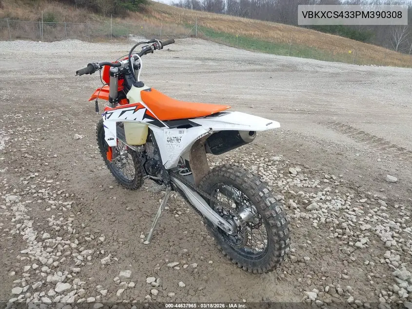 2023 Ktm 450 Xc-F VIN: VBKXCS433PM390308 Lot: 44637965