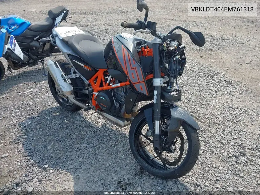 2014 Ktm 690 Duke VIN: VBKLDT404EM761318 Lot: 45668854