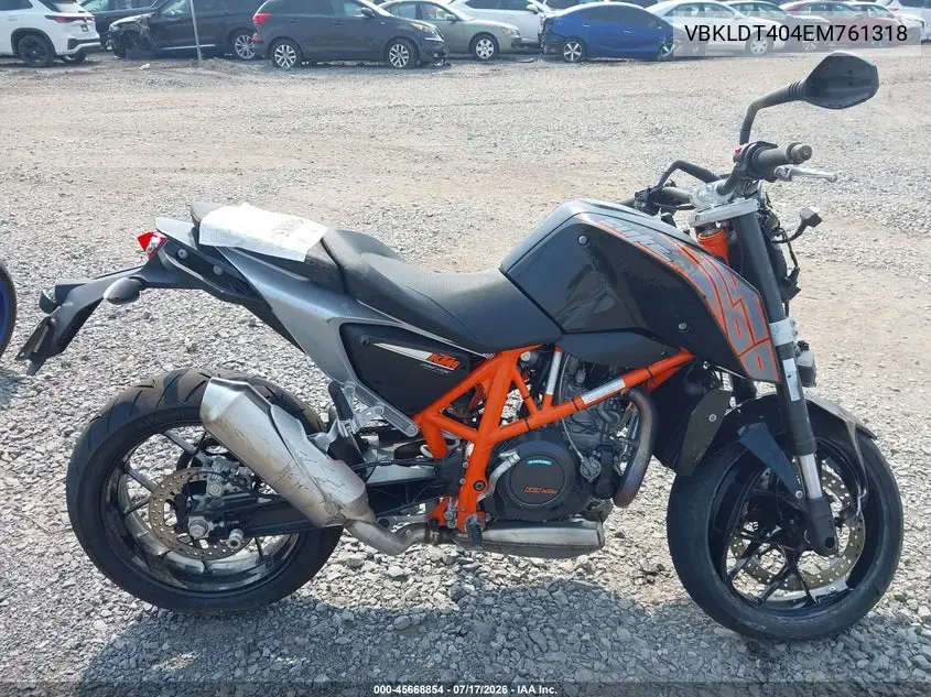2014 Ktm 690 Duke VIN: VBKLDT404EM761318 Lot: 45668854
