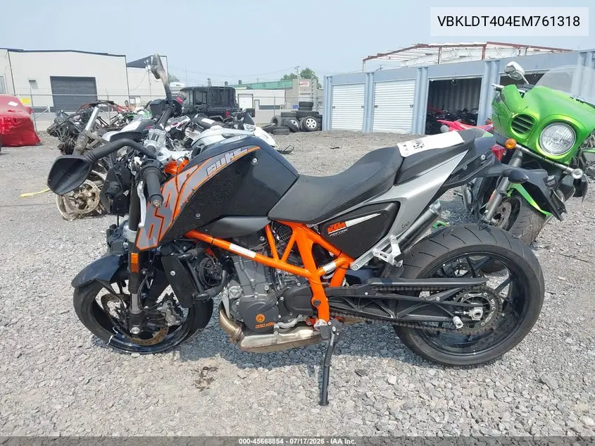 2014 Ktm 690 Duke VIN: VBKLDT404EM761318 Lot: 45668854