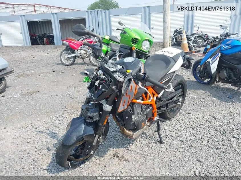 2014 Ktm 690 Duke VIN: VBKLDT404EM761318 Lot: 45668854