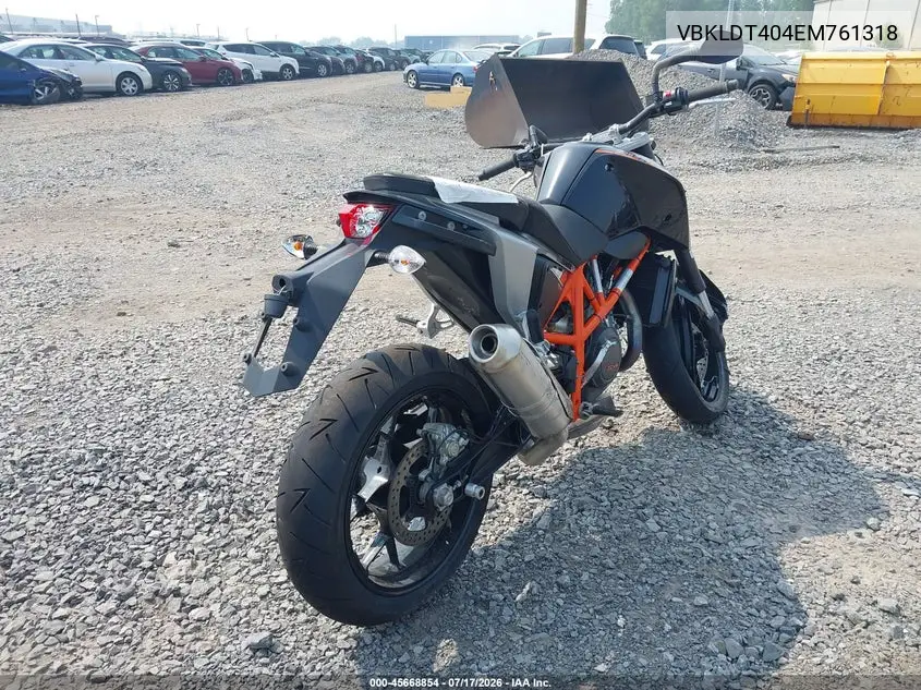 2014 Ktm 690 Duke VIN: VBKLDT404EM761318 Lot: 45668854