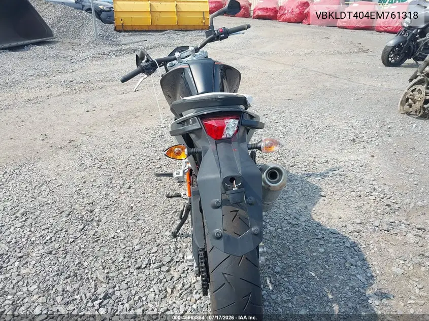 2014 Ktm 690 Duke VIN: VBKLDT404EM761318 Lot: 45668854
