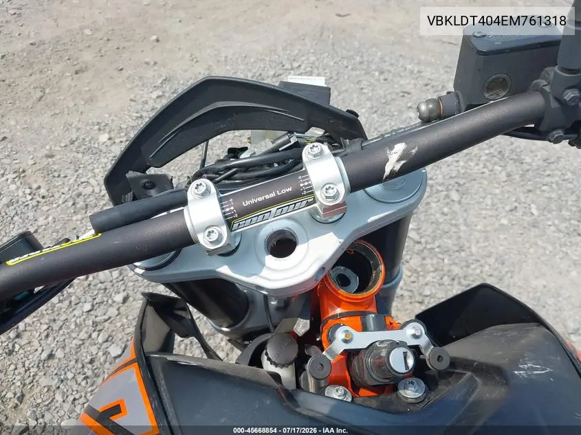 2014 Ktm 690 Duke VIN: VBKLDT404EM761318 Lot: 45668854