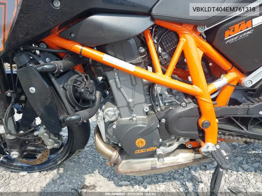 2014 Ktm 690 Duke VIN: VBKLDT404EM761318 Lot: 45668854