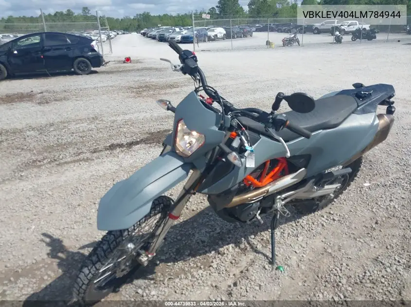 2020 Ktm 690 Enduro R VIN: VBKLEV404LM784944 Lot: 44739833