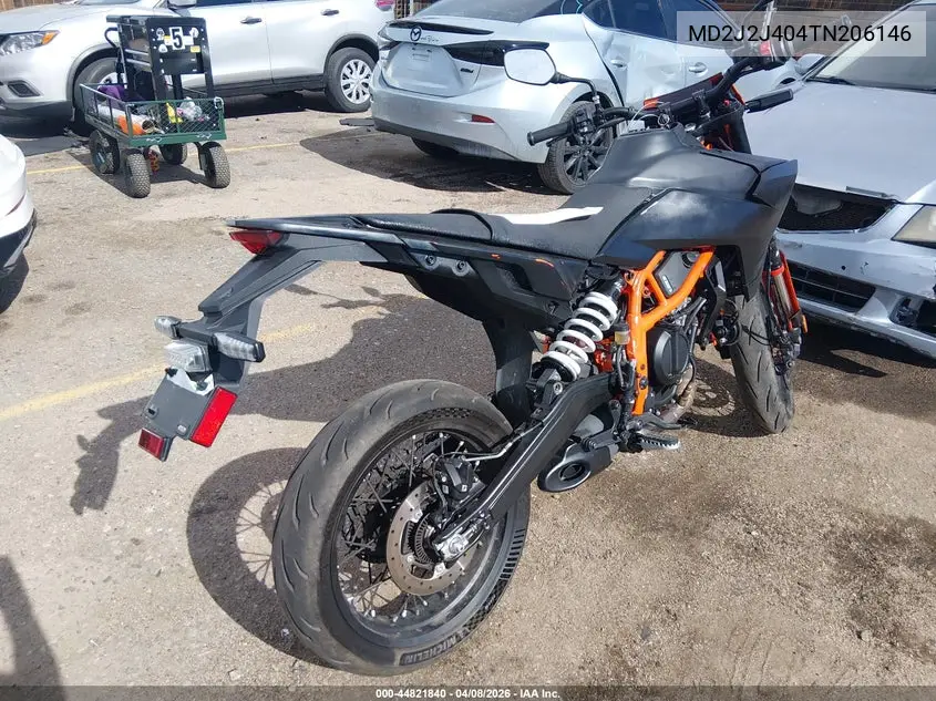 2026 Ktm 690 Smc R VIN: MD2J2J404TN206146 Lot: 44821840