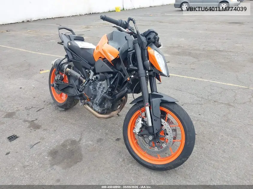 2020 Ktm 790 Duke VIN: VBKTU6401LM774039 Lot: 45038950