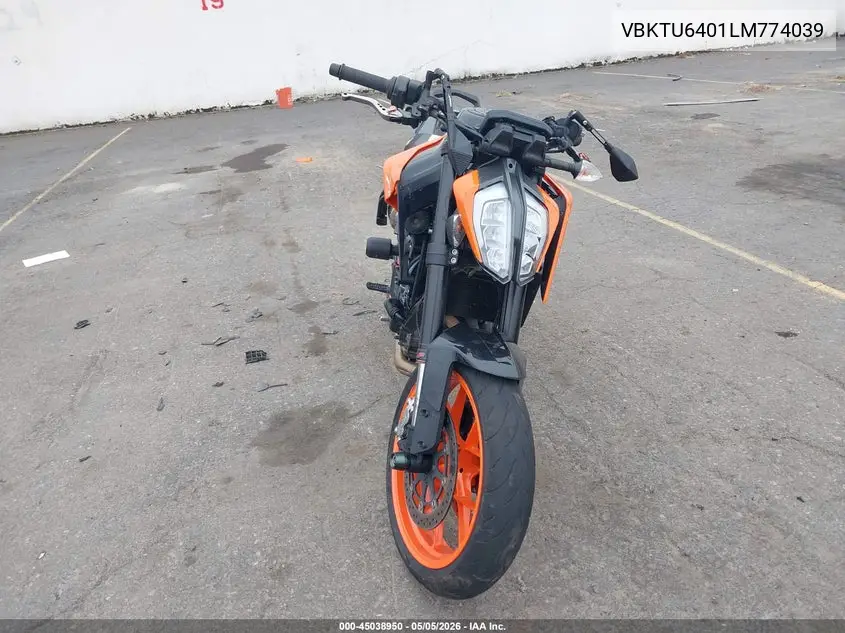 2020 Ktm 790 Duke VIN: VBKTU6401LM774039 Lot: 45038950