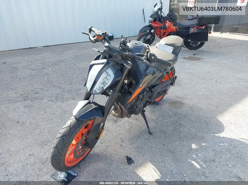2020 Ktm 790 Duke VIN: VBKTU6403LM780604 Lot: 45481125