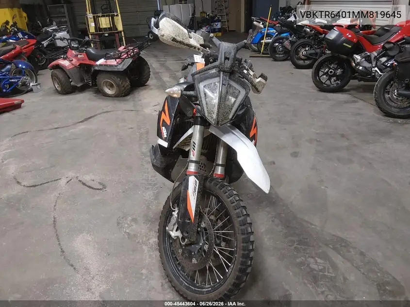 2021 Ktm 890 Adventure R VIN: VBKTR6401MM819645 Lot: 45443604