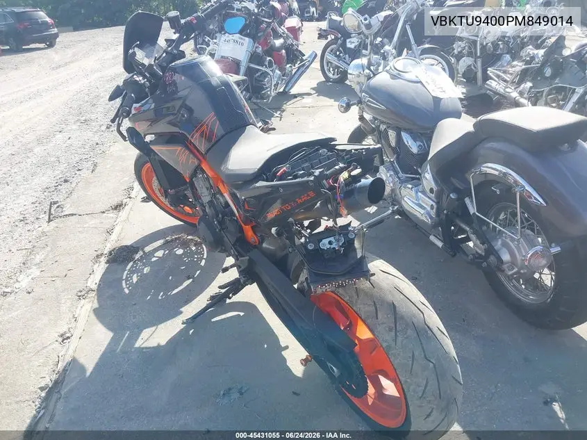 2023 Ktm 890 Duke R VIN: VBKTU9400PM849014 Lot: 45431055