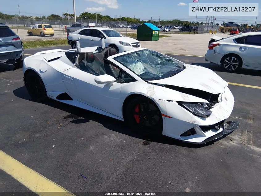 2020 Lamborghini Huracan Evo VIN: ZHWUT4ZF2LLA13207 Lot: 44968663