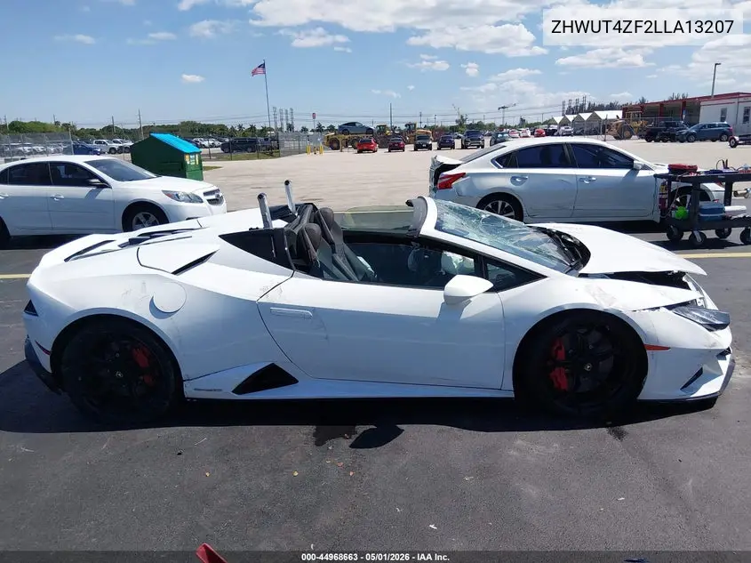 2020 Lamborghini Huracan Evo VIN: ZHWUT4ZF2LLA13207 Lot: 44968663