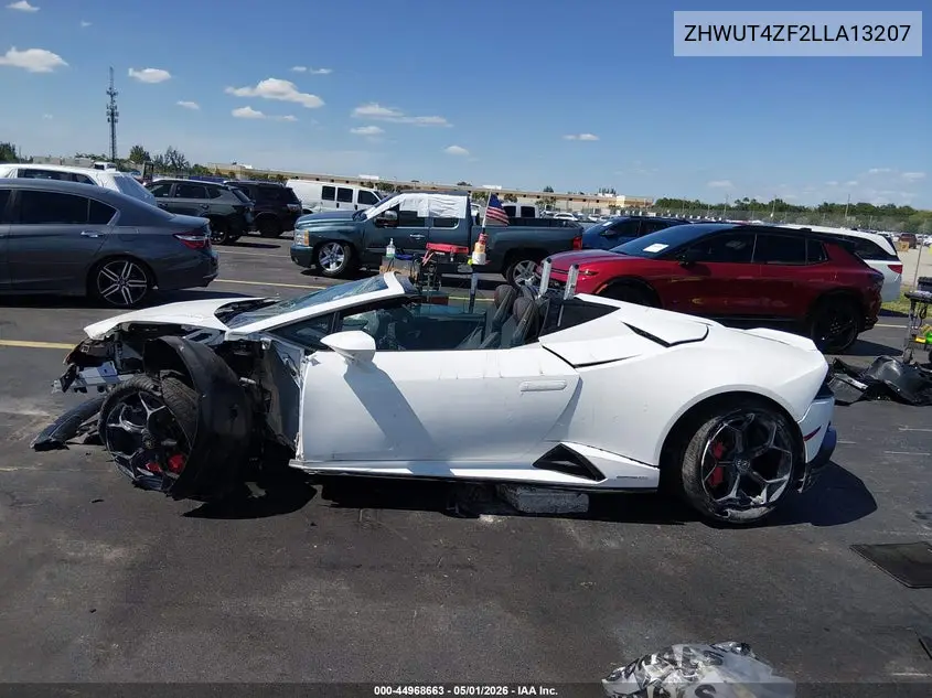 2020 Lamborghini Huracan Evo VIN: ZHWUT4ZF2LLA13207 Lot: 44968663