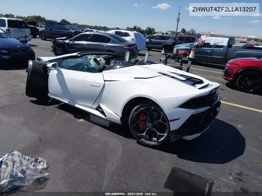 2020 Lamborghini Huracan Evo VIN: ZHWUT4ZF2LLA13207 Lot: 44968663