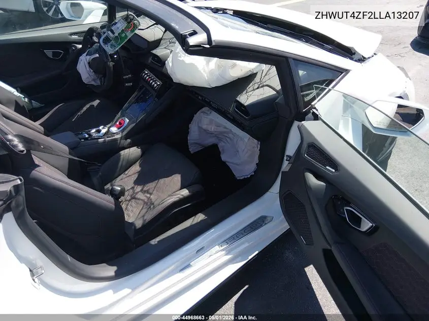 2020 Lamborghini Huracan Evo VIN: ZHWUT4ZF2LLA13207 Lot: 44968663