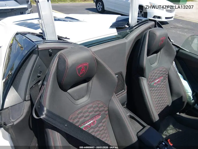 2020 Lamborghini Huracan Evo VIN: ZHWUT4ZF2LLA13207 Lot: 44968663