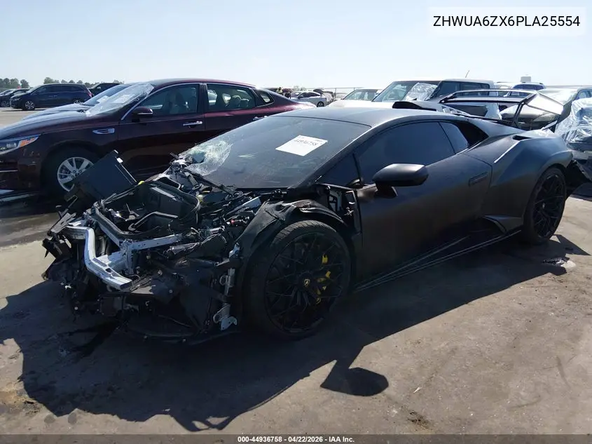 2023 Lamborghini Huracan Sto Coupe VIN: ZHWUA6ZX6PLA25554 Lot: 44936758
