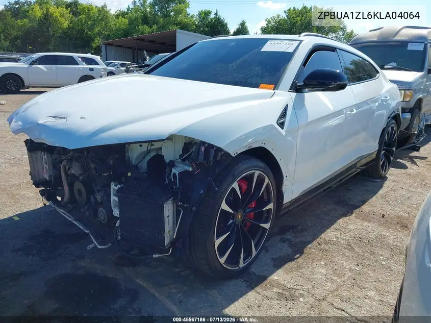 2019 Lamborghini Urus VIN: ZPBUA1ZL6KLA04064 Lot: 45567186