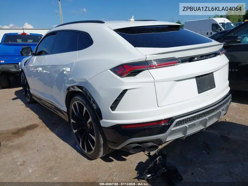 2019 Lamborghini Urus VIN: ZPBUA1ZL6KLA04064 Lot: 45567186