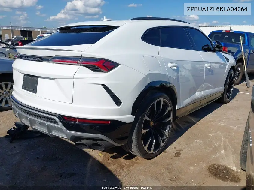 2019 Lamborghini Urus VIN: ZPBUA1ZL6KLA04064 Lot: 45567186
