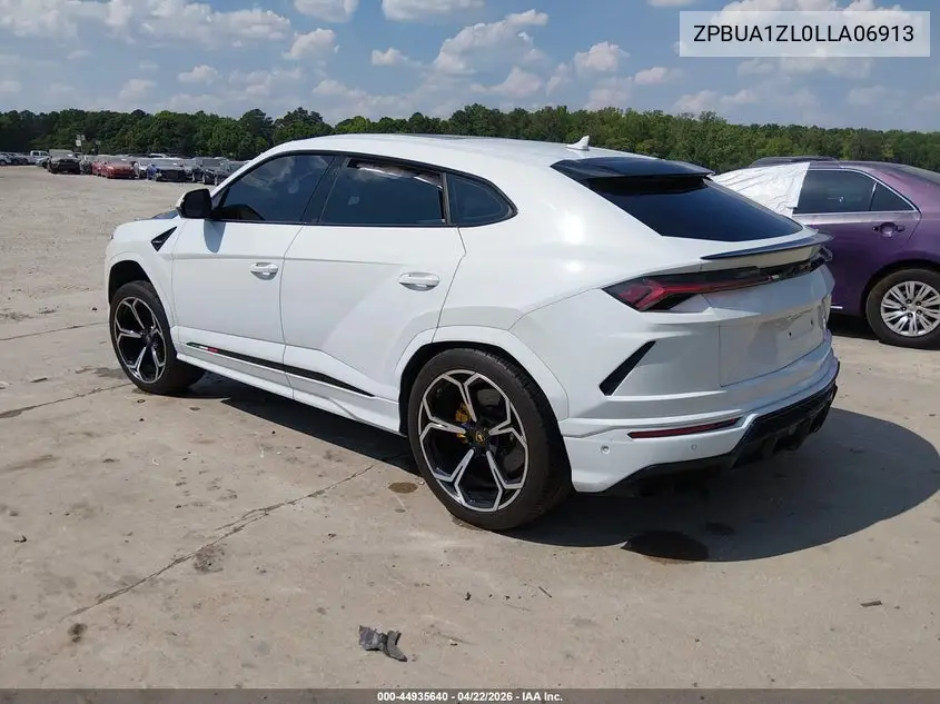 2020 Lamborghini Urus VIN: ZPBUA1ZL0LLA06913 Lot: 44935640