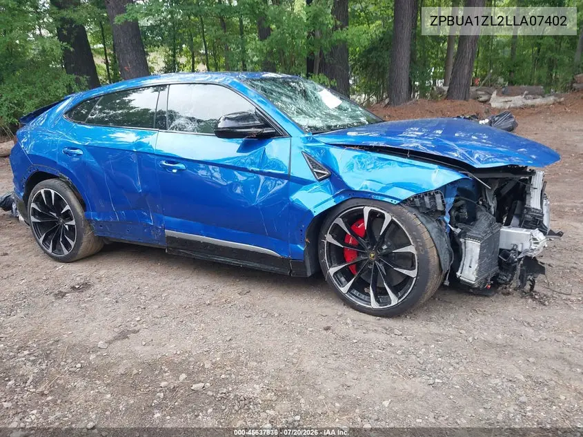 2020 Lamborghini Urus VIN: ZPBUA1ZL2LLA07402 Lot: 45637836