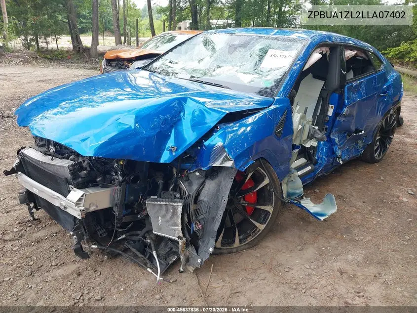2020 Lamborghini Urus VIN: ZPBUA1ZL2LLA07402 Lot: 45637836