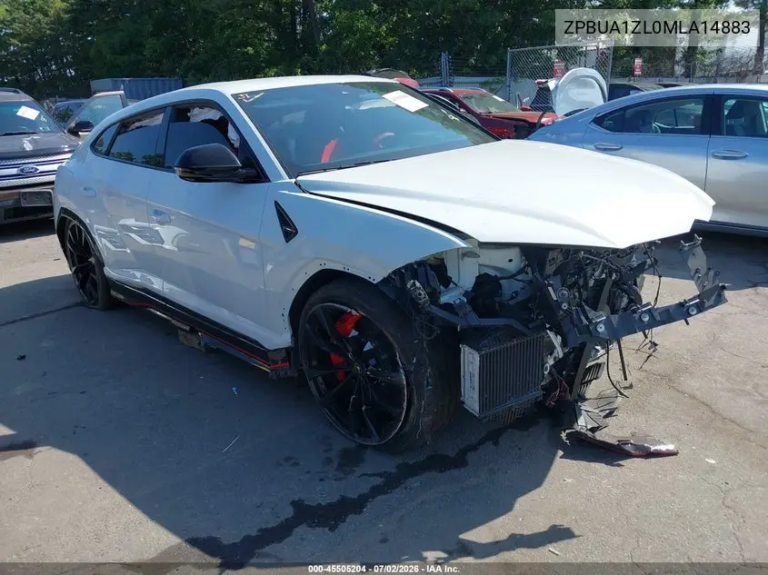 2021 Lamborghini Urus Graphite Capsule/Pearl Capsule VIN: ZPBUA1ZL0MLA14883 Lot: 45505204