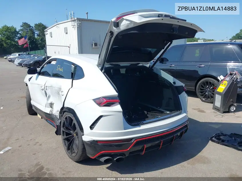 2021 Lamborghini Urus Graphite Capsule/Pearl Capsule VIN: ZPBUA1ZL0MLA14883 Lot: 45505204