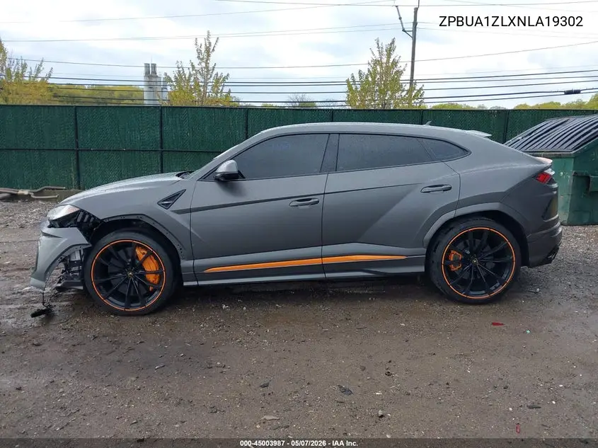 2022 Lamborghini Urus Graphite Capsule/Pearl Capsule VIN: ZPBUA1ZLXNLA19302 Lot: 45003987