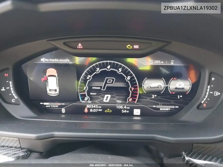 2022 Lamborghini Urus Graphite Capsule/Pearl Capsule VIN: ZPBUA1ZLXNLA19302 Lot: 45003987