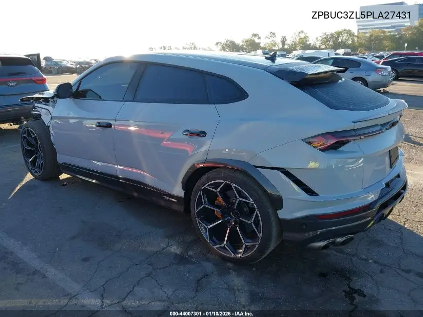 2023 Lamborghini Urus Performante VIN: ZPBUC3ZL5PLA27431 Lot: 44007301