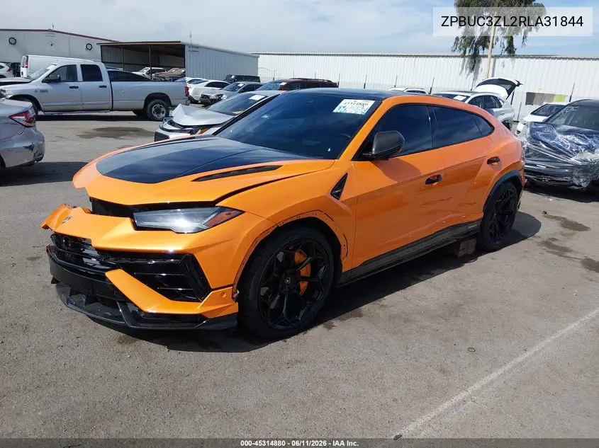 2024 Lamborghini Urus Performante VIN: ZPBUC3ZL2RLA31844 Lot: 45314880