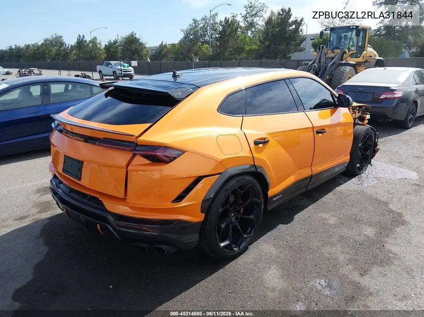2024 Lamborghini Urus Performante VIN: ZPBUC3ZL2RLA31844 Lot: 45314880