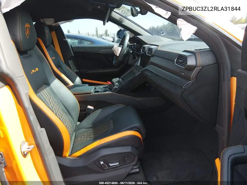 2024 Lamborghini Urus Performante VIN: ZPBUC3ZL2RLA31844 Lot: 45314880