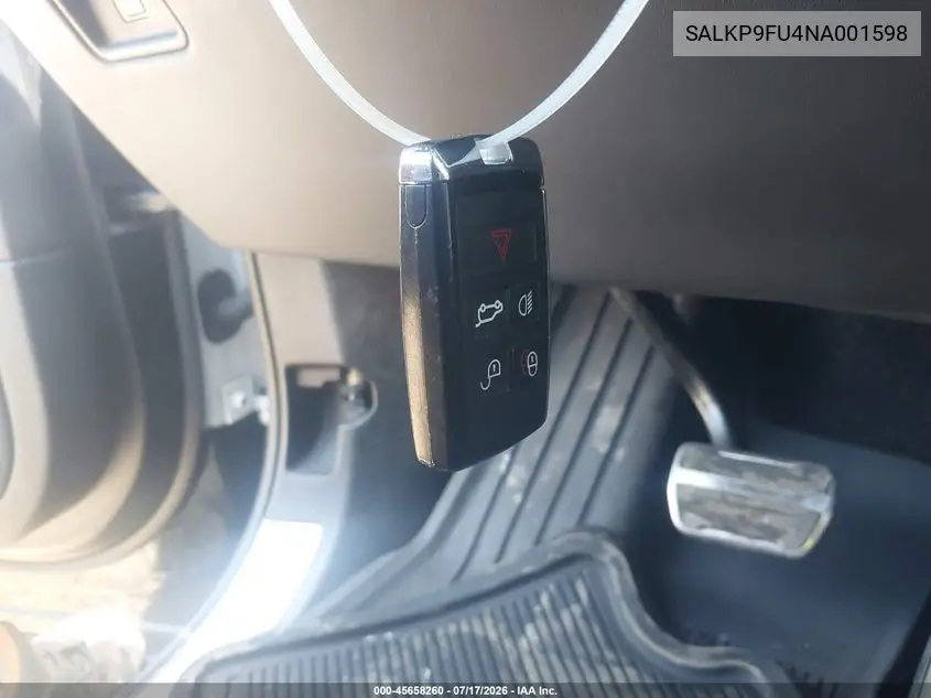 2022 Land Rover New Range Rover P400 Se VIN: SALKP9FU4NA001598 Lot: 45658260
