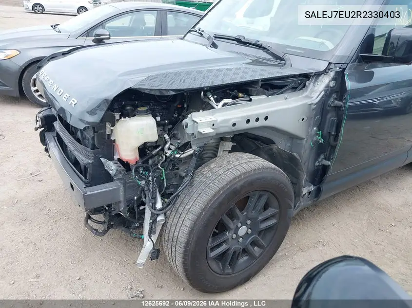2024 Land Rover Defender 110 S VIN: SALEJ7EU2R2330403 Lot: 12625692